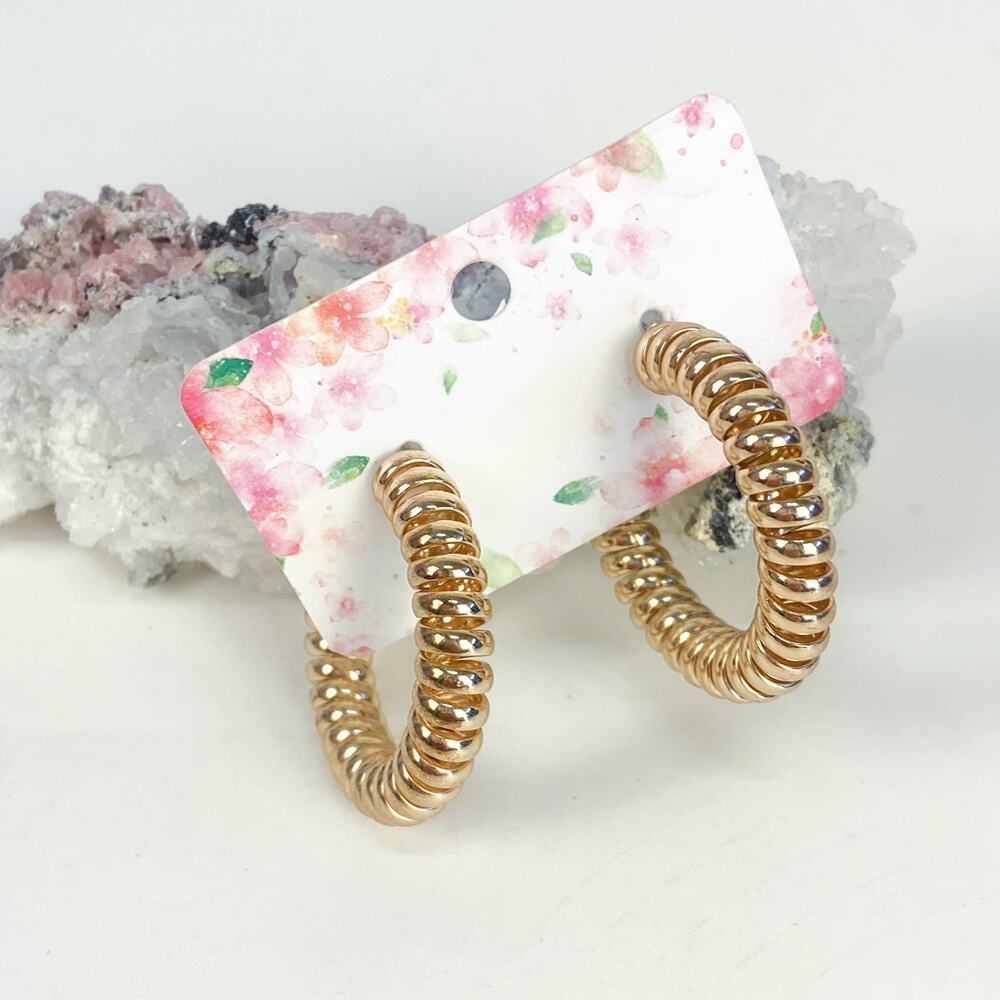 Chunky Gold Hoops